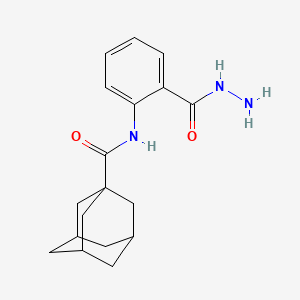 N-[2-(hydrazinecarbonyl)phenyl]adamantane-1-carboxamide