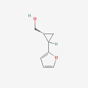 [(1R,2R)-2-(Furan-2-yl)cyclopropyl]methanol