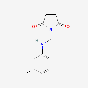1-{[(3-Methylphenyl)amino]methyl}pyrrolidine-2,5-dione