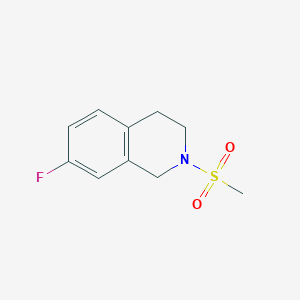 7-Fluoro-2-methanesulfonyl-3,4-dihydro-1H-isoquinoline