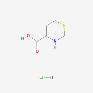 B2893630 1,3-Thiazinane-4-carboxylic acid hydrochloride CAS No. 60175-95-3; 67639-40-1