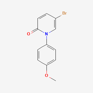 molecular formula C12H10BrNO2 B2893642 5-Bromo-1-(4-methoxyphenyl)pyridin-2-one CAS No. 914918-82-4