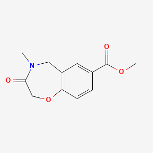 Methyl 4-methyl-3-oxo-2,3,4,5-tetrahydro-1,4-benzoxazepine-7-carboxylate