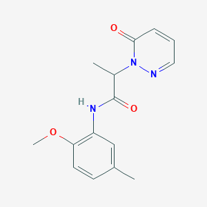 N-(2-methoxy-5-methylphenyl)-2-(6-oxopyridazin-1(6H)-yl)propanamide