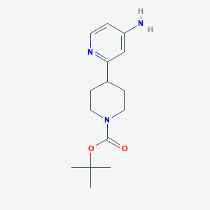 Tert-butyl 4-(4-aminopyridin-2-YL)piperidine-1-carboxylate