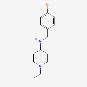 molecular formula C14H21BrN2 B2893688 N-[(4-bromophenyl)methyl]-1-ethylpiperidin-4-amine CAS No. 415954-96-0