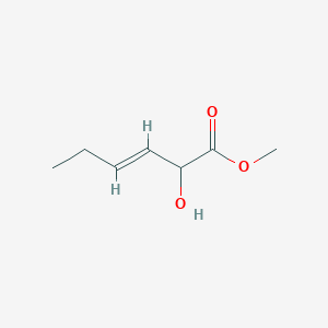 molecular formula C7H12O3 B2893691 Methyl (E)-2-hydroxyhex-3-enoate CAS No. 1937348-13-4