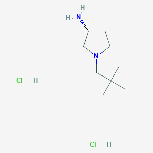 molecular formula C9H22Cl2N2 B2893703 (R)-1-Neopentylpyrrolidin-3-amine dihydrochloride CAS No. 1286209-03-7