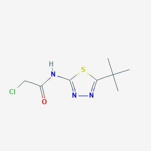 N-(5-tert-butyl-1,3,4-thiadiazol-2-yl)-2-chloroacetamide
