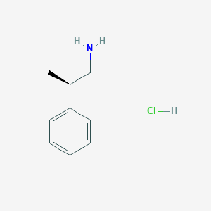 molecular formula C9H14ClN B2893898 (R)-2-phenylpropan-1-amine hydrochloride CAS No. 34298-25-4