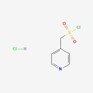 B2893940 Pyridin-4-ylmethanesulfonyl chloride hydrochloride CAS No. 130820-88-1; 683812-81-9