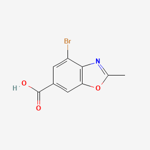 4-Bromo-2-methyl-1,3-benzoxazole-6-carboxylic acid