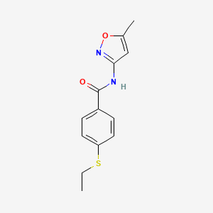 4-(ethylthio)-N-(5-methylisoxazol-3-yl)benzamide