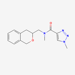 N-(isochroman-3-ylmethyl)-N,1-dimethyl-1H-1,2,3-triazole-4-carboxamide