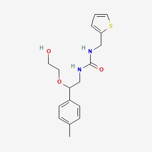 1-(2-(2-Hydroxyethoxy)-2-(p-tolyl)ethyl)-3-(thiophen-2-ylmethyl)urea