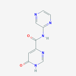 6-hydroxy-N-(pyrazin-2-yl)pyrimidine-4-carboxamide