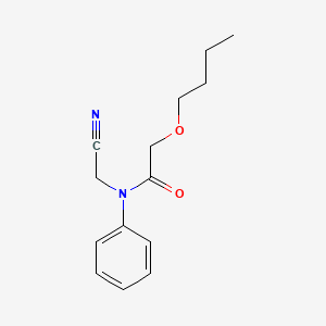 molecular formula C14H18N2O2 B2894031 2-butoxy-N-(cyanomethyl)-N-phenylacetamide CAS No. 1427647-30-0