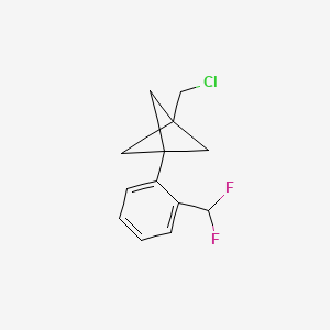 1-(Chloromethyl)-3-[2-(difluoromethyl)phenyl]bicyclo[1.1.1]pentane