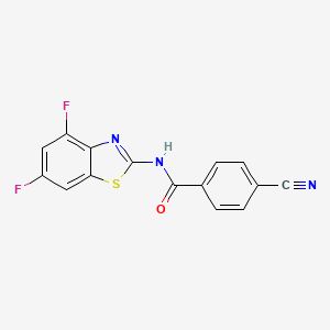 4-cyano-N-(4,6-difluorobenzo[d]thiazol-2-yl)benzamide
