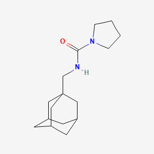 molecular formula C16H26N2O B2894036 N-(1-adamantylmethyl)pyrrolidine-1-carboxamide CAS No. 126334-15-4