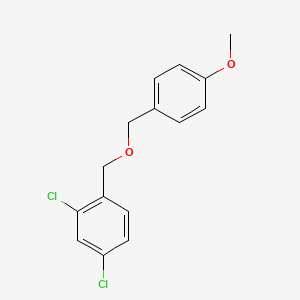 molecular formula C15H14Cl2O2 B2894111 2,4-Dichloro-1-(((4-methoxybenzyl)oxy)methyl)benzene CAS No. 1956322-92-1