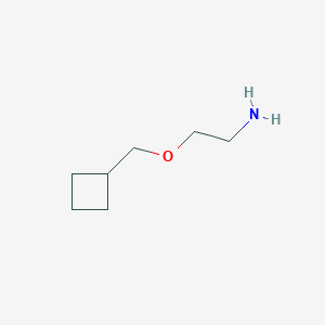 molecular formula C7H15NO B2894178 2-(Cyclobutylmethoxy)ethan-1-amine CAS No. 883523-19-1