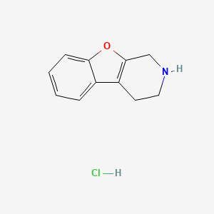 molecular formula C11H12ClNO B2894217 1,2,3,4-Tetrahydrobenzofuro[2,3-c]pyridine hydrochloride CAS No. 113411-62-4