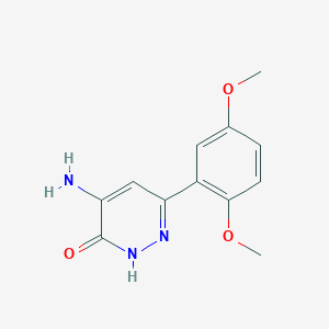 4-Amino-6-(2,5-dimethoxyphenyl)pyridazin-3-ol