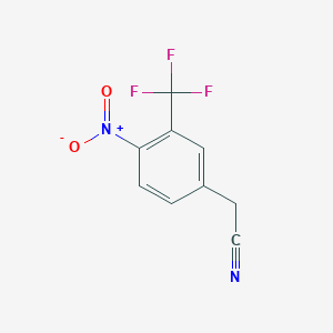 2-[4-Nitro-3-(trifluoromethyl)phenyl]acetonitrile