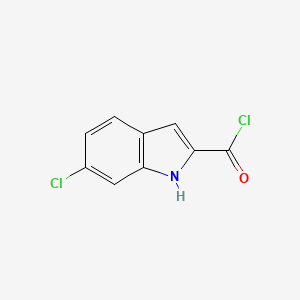 molecular formula C9H5Cl2NO B2894248 6-Chloro-1H-indole-2-carbonyl chloride CAS No. 1182349-16-1