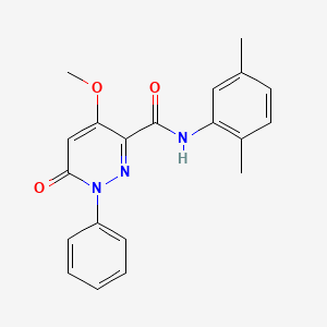 N-(2,5-dimethylphenyl)-4-methoxy-6-oxo-1-phenyl-1,6-dihydropyridazine-3-carboxamide