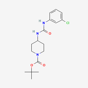 tert-Butyl 4-[3-(3-chlorophenyl)ureido]piperidine-1-carboxylate