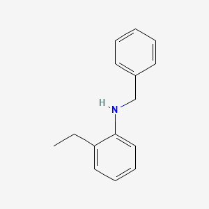 molecular formula C15H17N B2894310 N-benzyl-2-ethylaniline CAS No. 68950-92-5