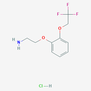 2-[2-(2,2,2-Trifluoroethoxy)phenoxy]ethanamine;hydrochloride