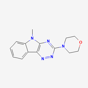 4-(5-Methyl-2,3,6-triazino[5,4-B]indol-3-YL)morpholine