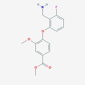 Methyl 4-[2-(aminomethyl)-3-fluorophenoxy]-3-methoxybenzoate