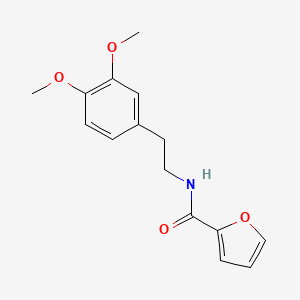 molecular formula C15H17NO4 B2894355 N-[2-(3,4-dimethoxyphenyl)ethyl]furan-2-carboxamide CAS No. 146500-16-5