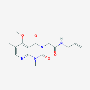 N-allyl-2-(5-ethoxy-1,6-dimethyl-2,4-dioxo-1,2-dihydropyrido[2,3-d]pyrimidin-3(4H)-yl)acetamide