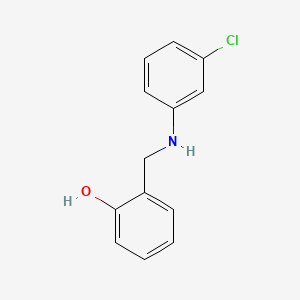 2-{[(3-Chlorophenyl)amino]methyl}phenol