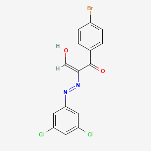 3-(4-Bromophenyl)-2-[2-(3,5-dichlorophenyl)hydrazono]-3-oxopropanal