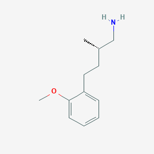 (2S)-4-(2-Methoxyphenyl)-2-methylbutan-1-amine