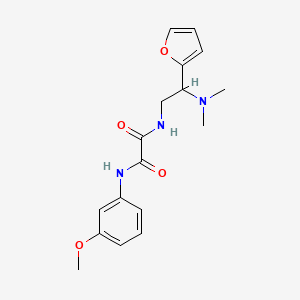 N1-(2-(dimethylamino)-2-(furan-2-yl)ethyl)-N2-(3-methoxyphenyl)oxalamide