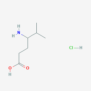4-Amino-5-methylhexanoic acid;hydrochloride