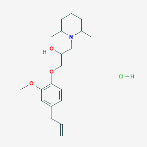 1-(4-Allyl-2-methoxyphenoxy)-3-(2,6-dimethylpiperidin-1-yl)propan-2-ol hydrochloride
