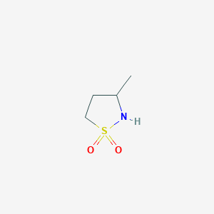 molecular formula C4H9NO2S B2894480 3-Methylisothiazolidine 1,1-dioxide CAS No. 101258-21-3