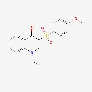 molecular formula C19H19NO4S B2894494 3-((4-methoxyphenyl)sulfonyl)-1-propylquinolin-4(1H)-one CAS No. 899214-21-2