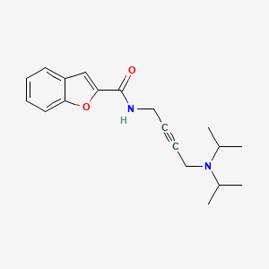 N-(4-(diisopropylamino)but-2-yn-1-yl)benzofuran-2-carboxamide
