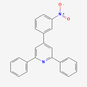 molecular formula C23H16N2O2 B2894516 4-(3-Nitrophenyl)-2,6-diphenylpyridine CAS No. 65130-18-9