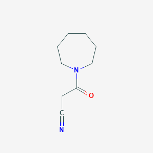 molecular formula C9H14N2O B2894560 3-(Azepan-1-yl)-3-oxopropanenitrile CAS No. 15029-31-9; 15029-38-6