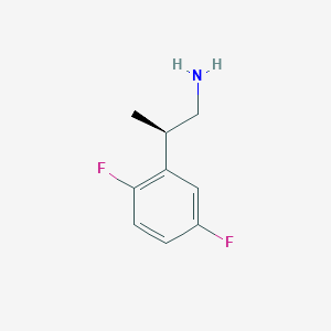 (2R)-2-(2,5-Difluorophenyl)propan-1-amine